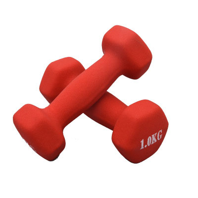 Hexagonal stability Cheap Dumbbells Weight Lifting Non-slip Grip Soft Neoprene Dumbbell Set